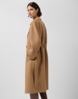 Abrigo largo oversize doble faz cámel