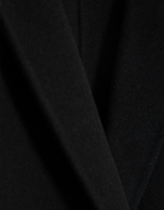 Abrigo largo oversize doble faz negro