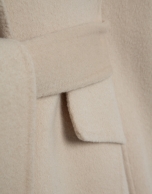 Beige double-sided oversized long coat