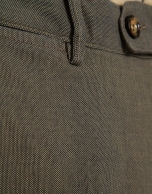 Camel-tinted birdseye chino trousers
