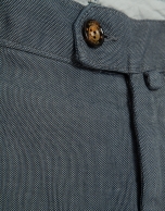 Pantalón chino ojo de perdiz tintado gris azulado