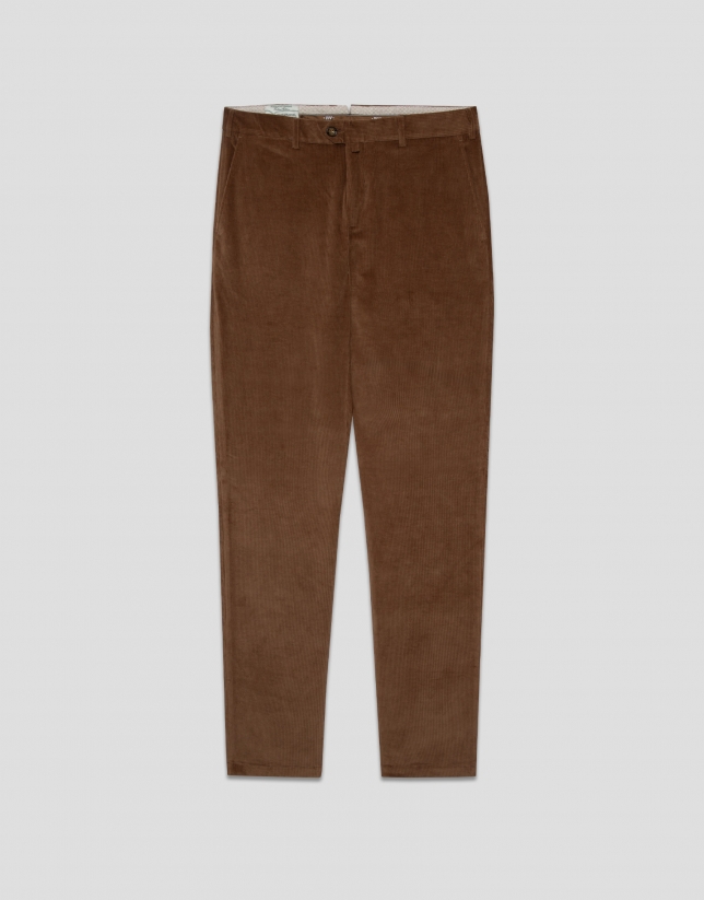 Pantalón separate tipo chino pana visón