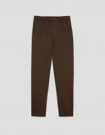 Brown houndstooth separate trousers