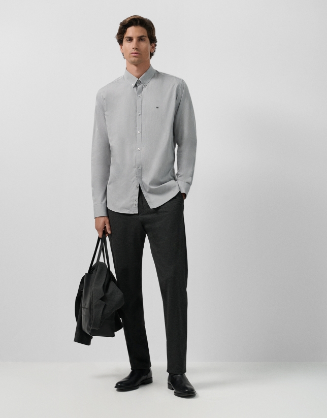 Pantalón separate punto roma gris oscuro