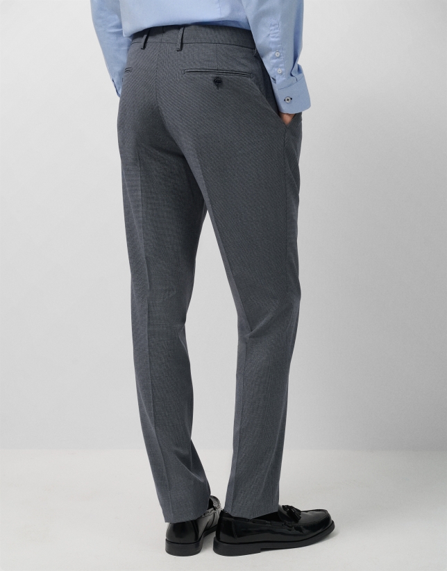 Pantalón pata de gallo azul