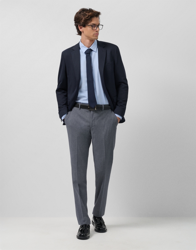 Pantalón pata de gallo azul