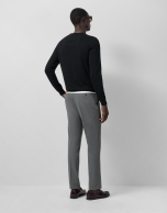 Pantalón pata de gallo gris