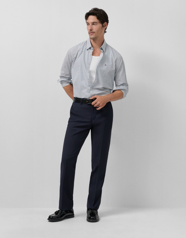 Navy dress trousers