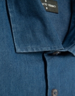 Camisa sport regular vaquera azul