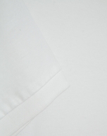 White mercerised T-shirt