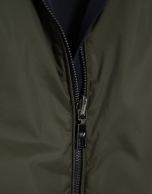 Khaki/navy reversible jacket