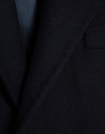 Navy blue virgin wool coat