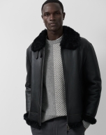 Black double-sided jacket