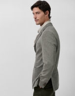 Americana confort estructura verde caqui