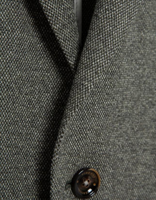 Americana confort estructura verde caqui