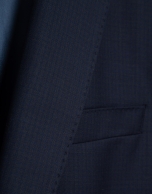 Traje half canvas slim fit liso marino