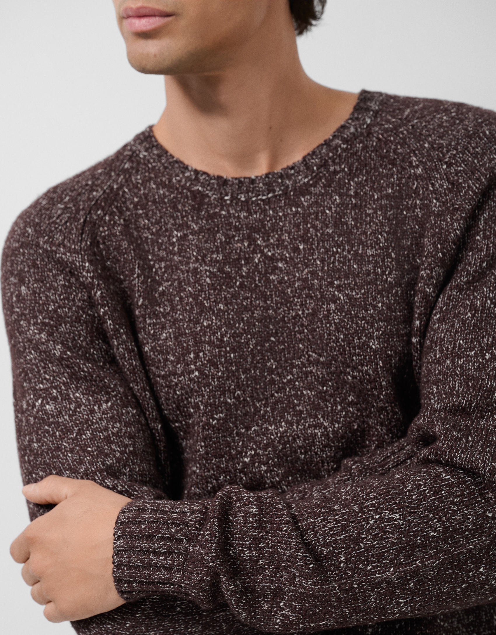 Brown/raw moulin&eacute; sweater