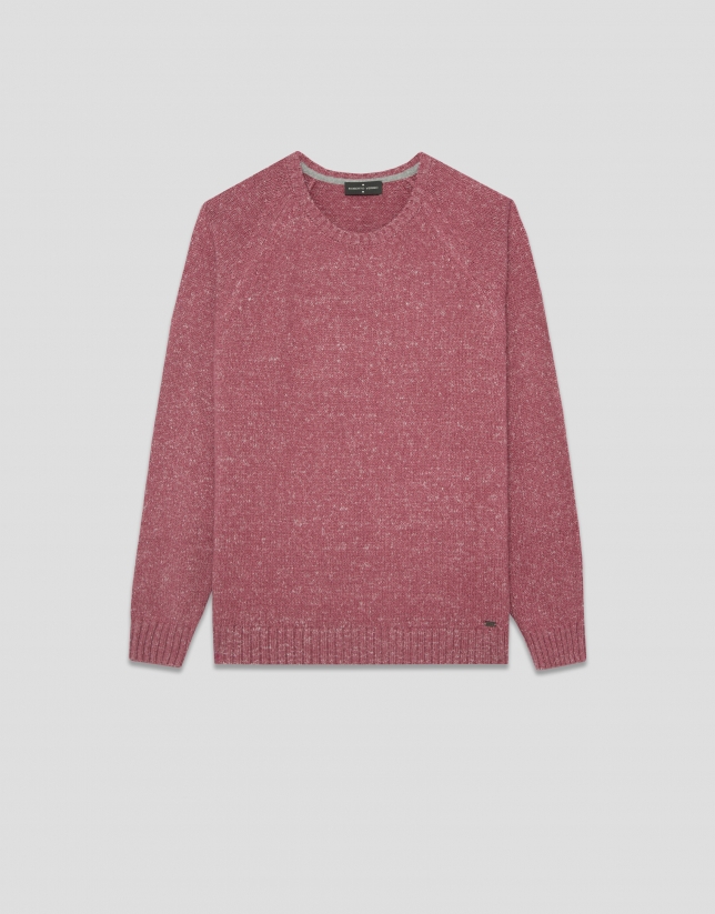 Jersey moulin&eacute; rosa/crudo