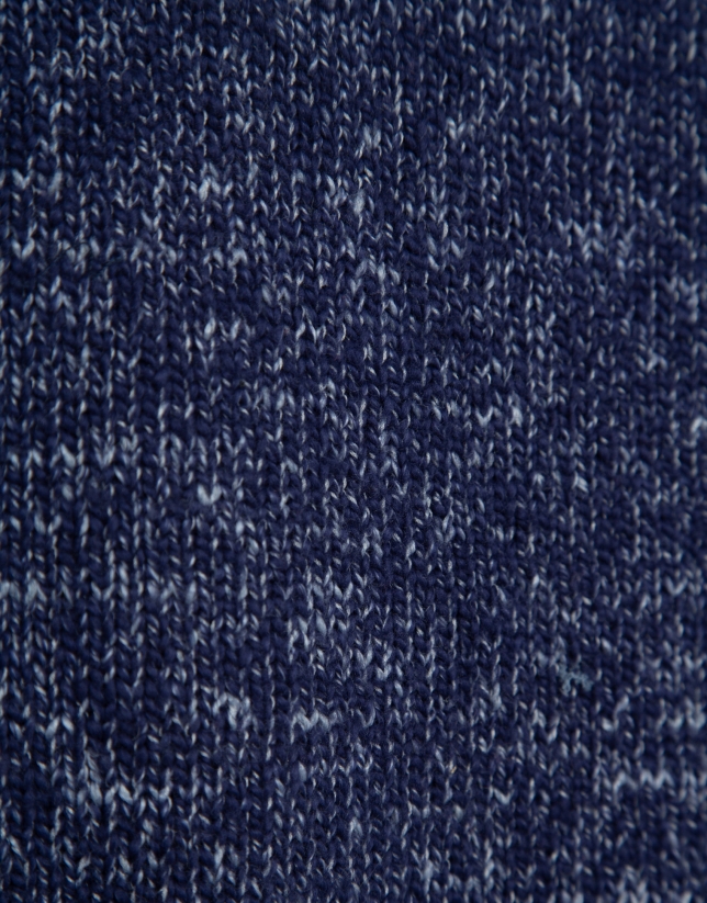 Jersey mouliné azul/celeste