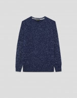 Jersey mouliné azul/celeste