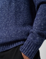 Jersey mouliné azul/celeste
