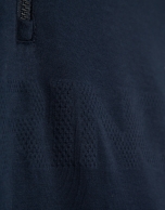 Navy sweatshirt with chest logo