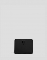 Black nylon coin purse