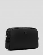 Violet black nylon toiletry bag