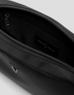 Violet black nylon toiletry bag