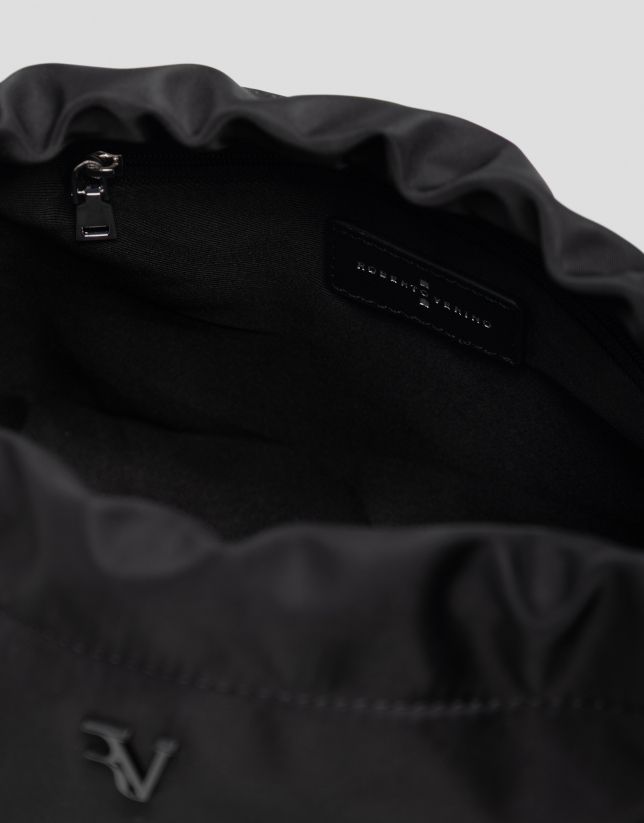 Black nylon bag organizer