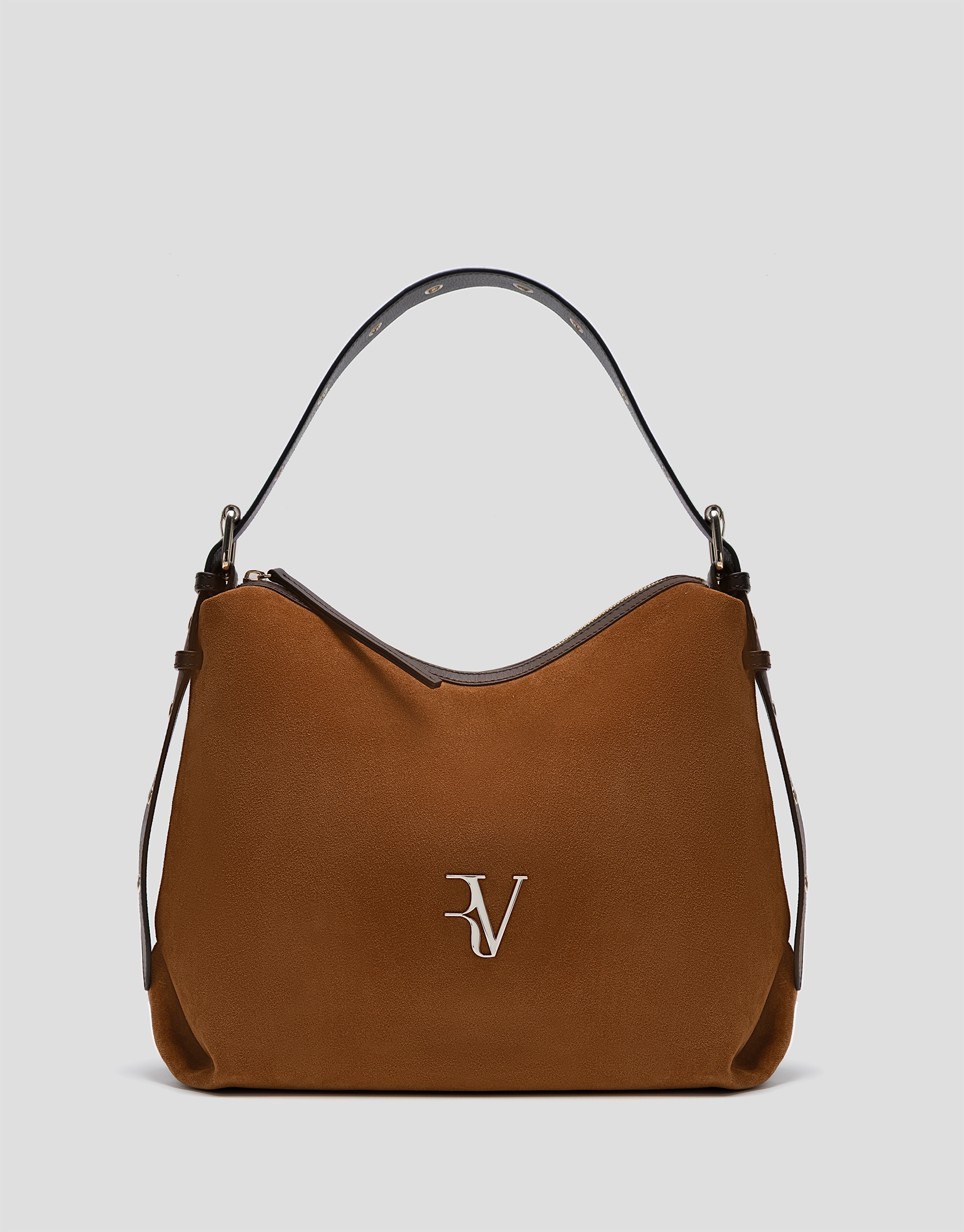 Bolso hobo Margot ante marr&oacute;n