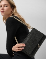 Aretha Maxi Black clutch bag