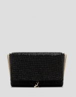 Aretha Maxi Black clutch bag