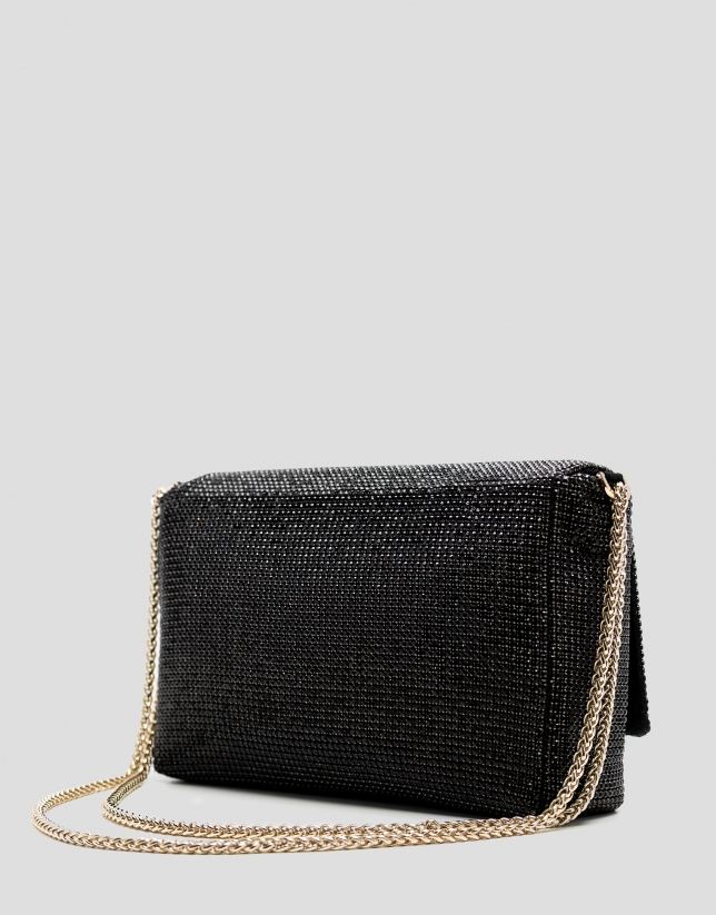 Aretha Maxi Black clutch bag
