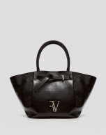 Ares Maxi brown leather handbag