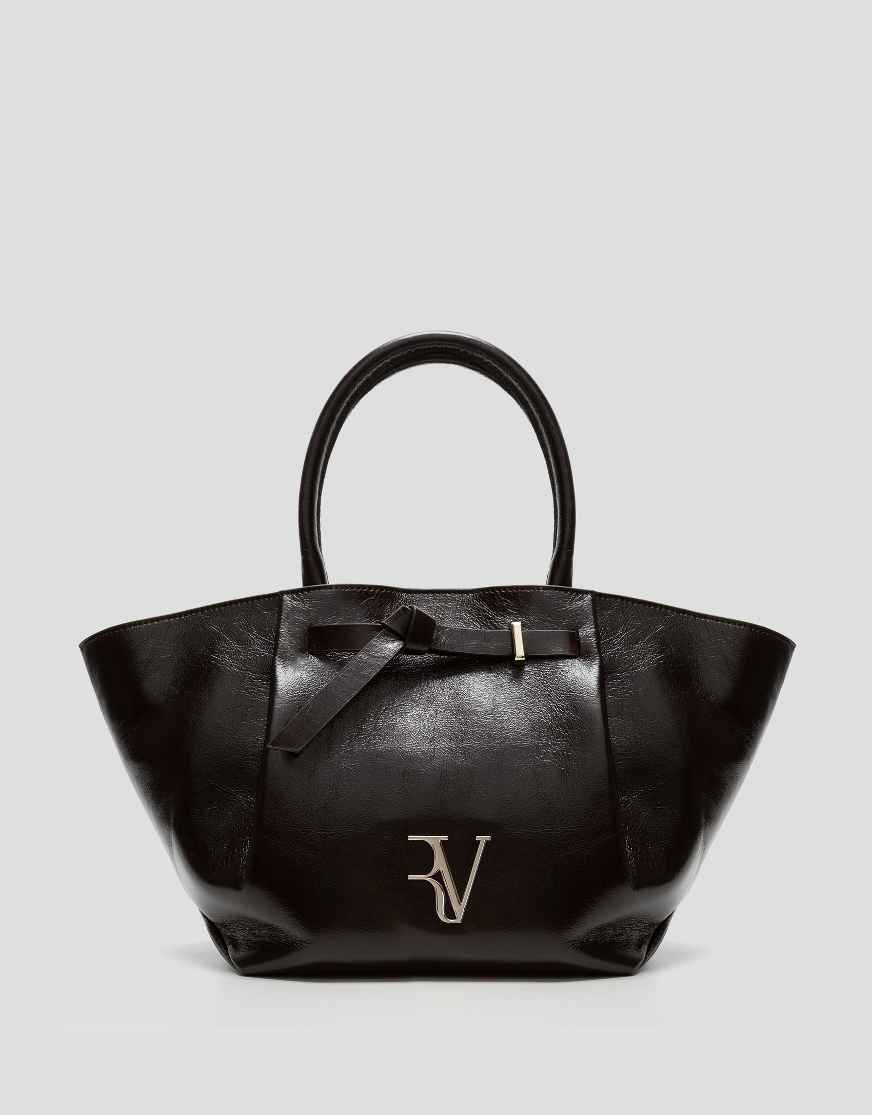 Ares Maxi brown leather handbag