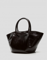 Ares Maxi brown leather handbag