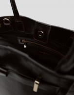 Ares Maxi brown leather handbag