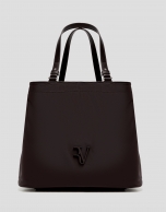 Bolso de mano Hobo Violeta M nailon marrón