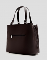 Bolso de mano Hobo Violeta M nailon marrón