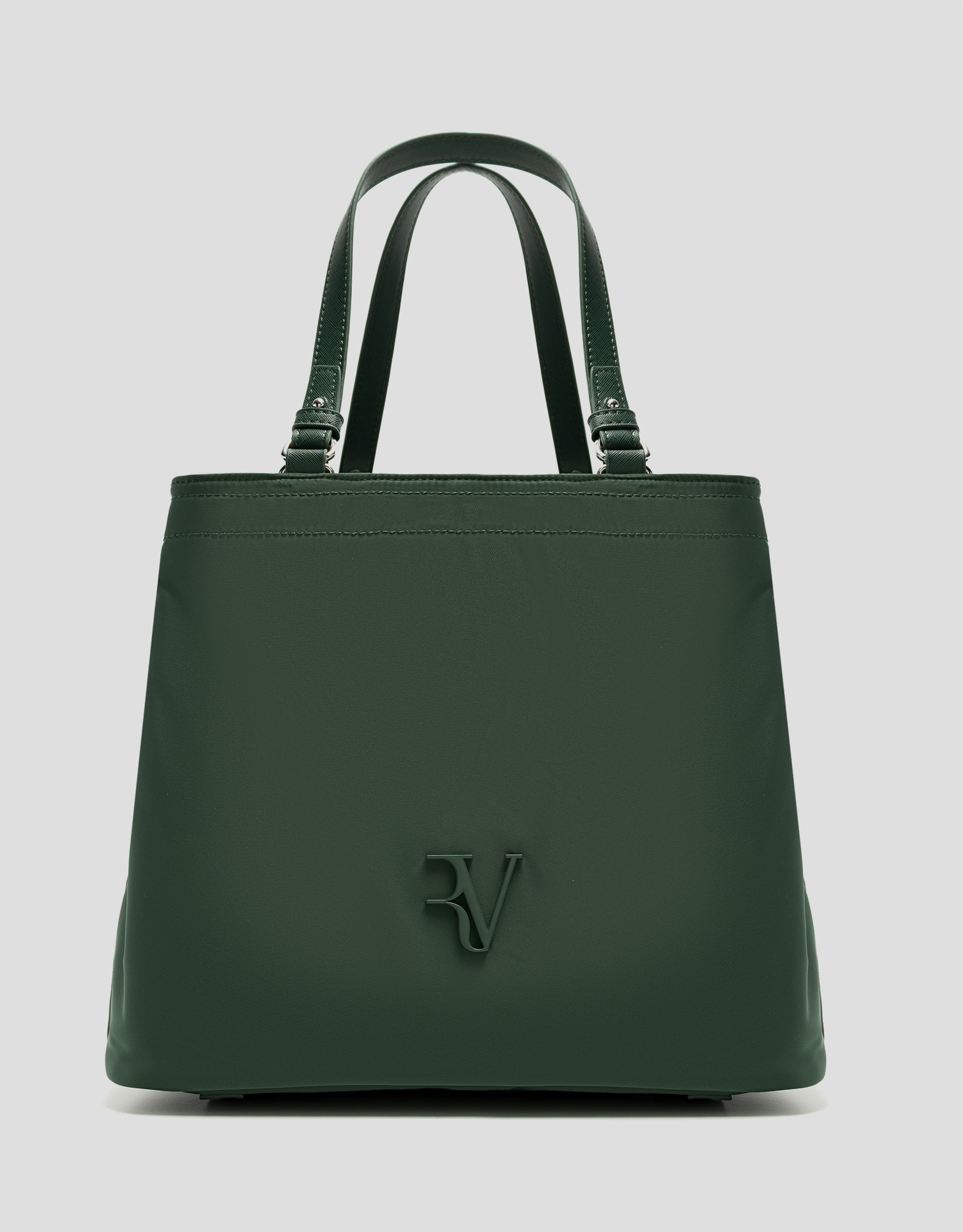 Bolso de mano Hobo Violeta M nailon verde