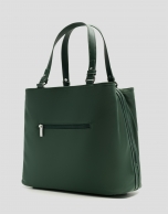 Bolso de mano Hobo Violeta M nailon verde