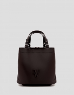 Bolso de mano Hobo Violeta S nailon marrón