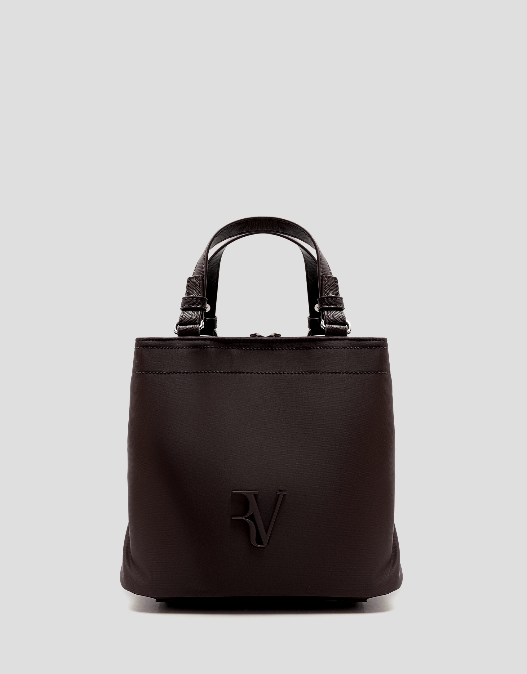 Bolso de mano Hobo Violeta S nailon marrón
