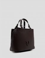 Bolso de mano Hobo Violeta S nailon marrón