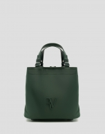 Bolso de mano Hobo Violeta S nailon verde