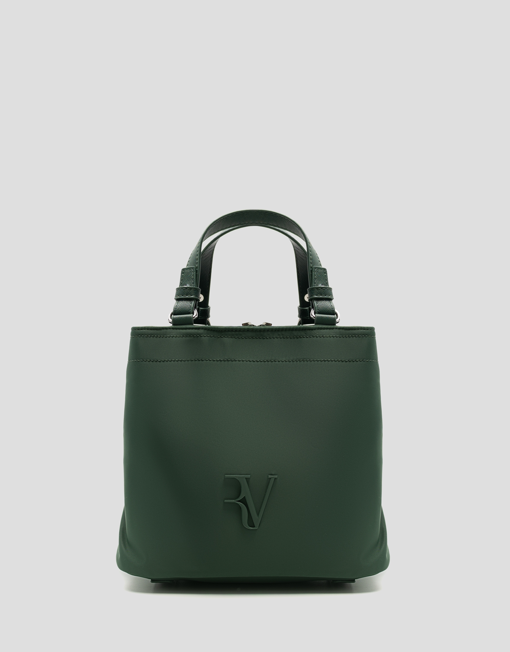 Bolso de mano Hobo Violeta S nailon verde