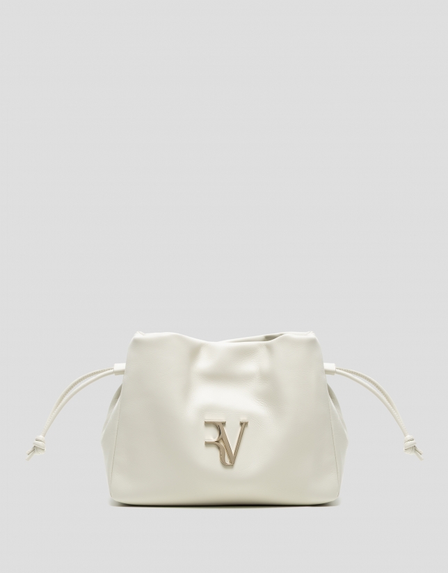 Daniela raw leather shoulder bag