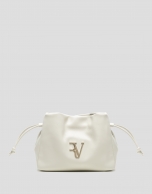 Daniela raw leather shoulder bag