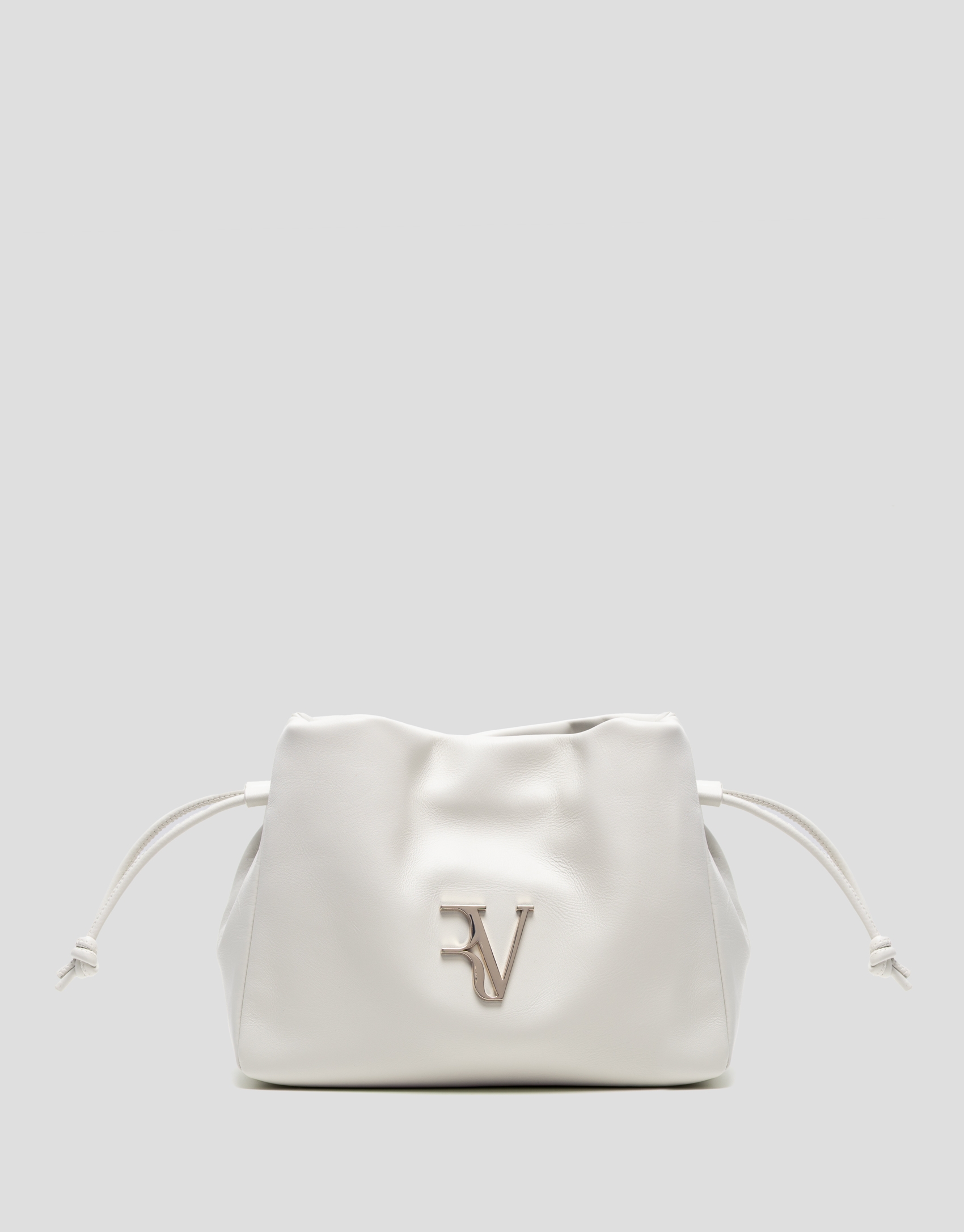 Daniela shoulder bag in ecru leather